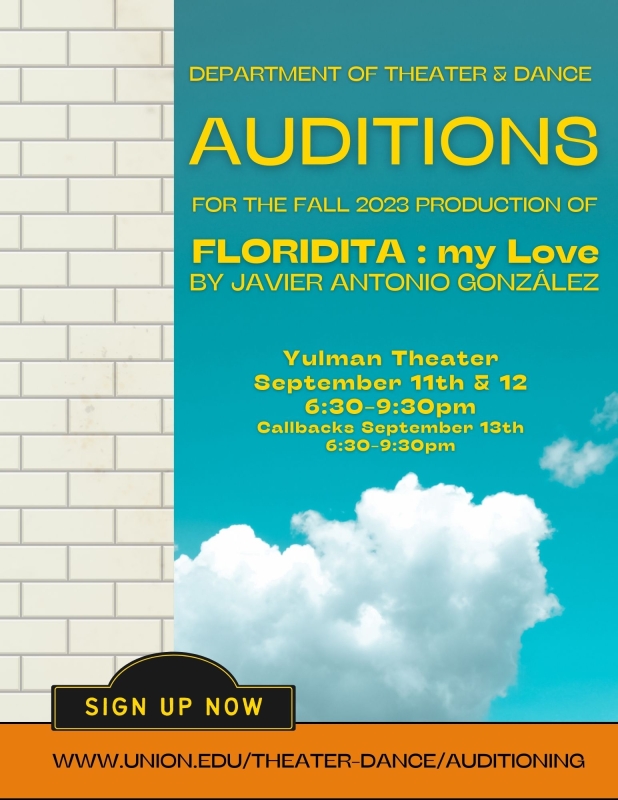 Audition poster FLORIDITA my love