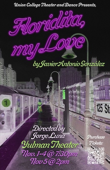 Poster of theater production. "FLORIDITA, my Love"