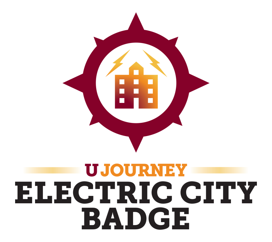  An image that says UJOURNEY Electric City Badge