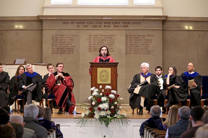 Keynote speaker Sherry Turkle, the Abby Rockefeller Mauzé Professor of the Social Studies of Science and Technology at MIT