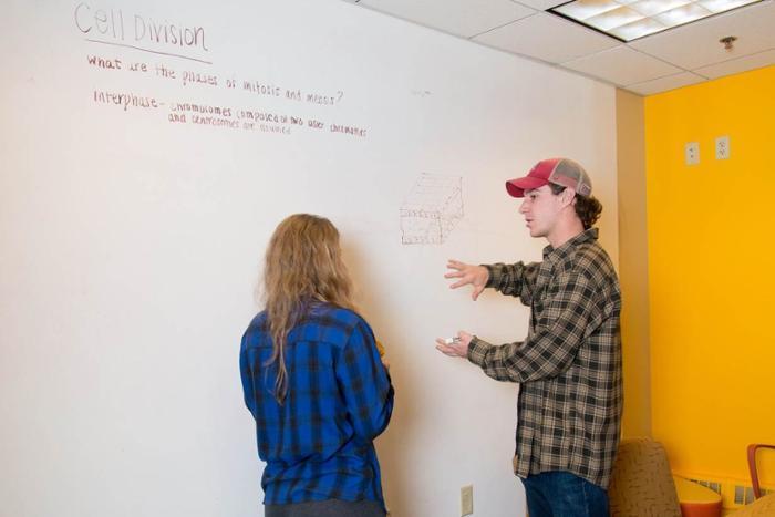 Since opening at the beginning of the academic year, the Idea Lab has attracted dozens of students whjo have collaborated on a diverse mix of projects