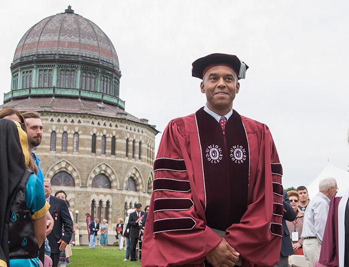 David R. Harris inaugural procession