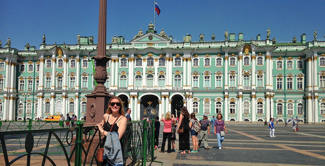 Mary Locke '16 in Irkutsk, Russia