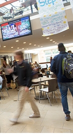 Inside Reamer campus center