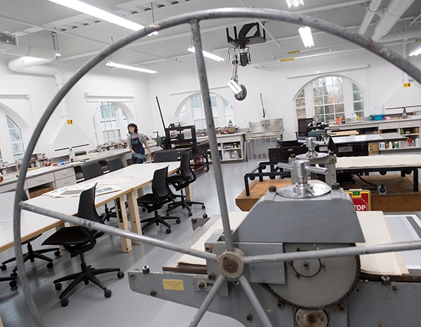 Printmaking studio