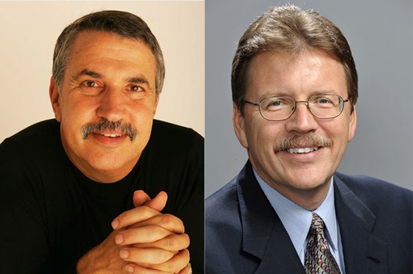 Thomas Friedman and John E. Kelly III ’76