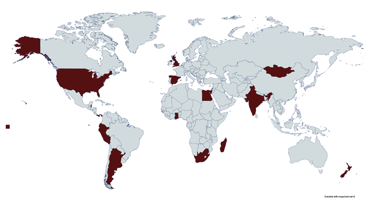 Winter break world map 