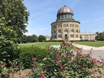 A view of the Nott Memorial