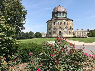 A view of the Nott Memorial