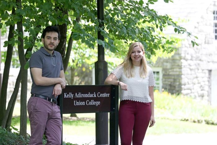 Sanan Hajiyev ’19 and Anna Gagion ’19 are the latest recipients of a summer research fellowship program offered through the Kelly Adirondack Center.