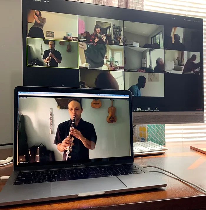 Dennis Lichtman on Zoom