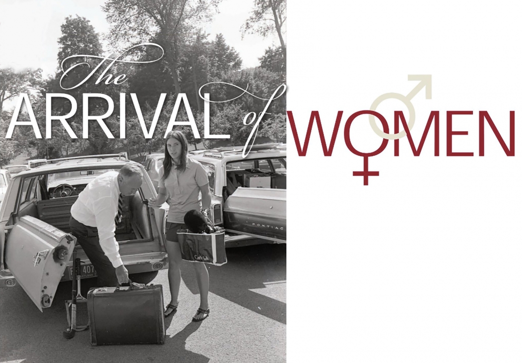 Photo of young women arriving at Union in 1970