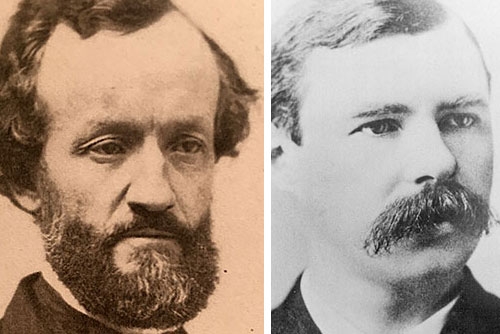 LEFT: Prof. William Gillespie, considered the founder of engineering at the College, began teaching civil engineering at Union in 1845.  RIGHT: Squire Whipple, Class of 1830, civil engineer and author, was a pioneer of bridge building whose spans were ubiquitous along the Erie Canal.