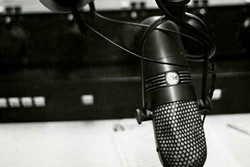 Old WRUC microphone