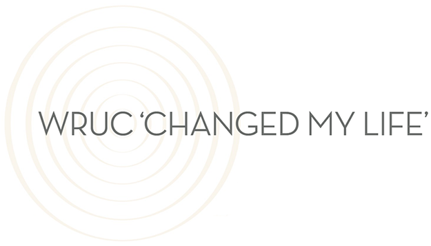WRUC 'changed by life' logo