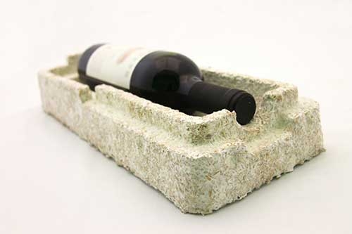 Ecovative’s wine shipper (Courtesy of Ecovative Design)