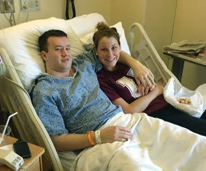 Lauren Vulcano '11 and her boyfriend, Mark Snickenberger