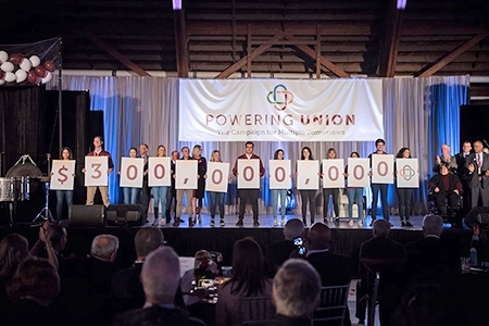  $51 million gift, largest in school history, highlights launch of “Powering Union” campaign