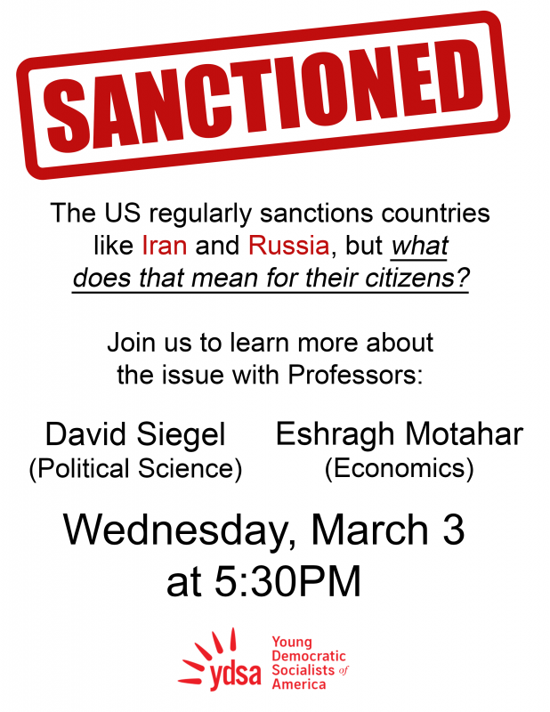 Sanctions poster
