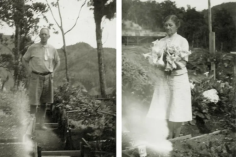 Herman and Anna Kluge in the Philippines, where Herman oversees a handful of sawmills.