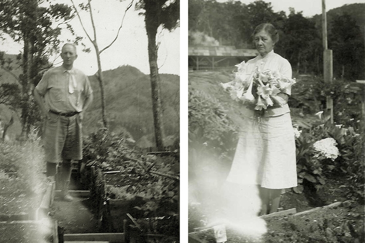 Herman and Anna Kluge in the Philippines, where Herman oversees a handful of sawmills.