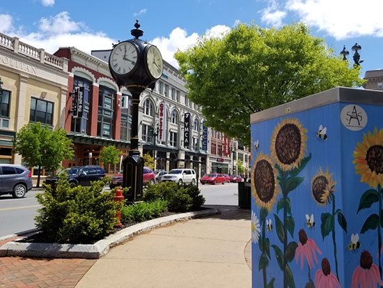 A view of downtown Schenectady