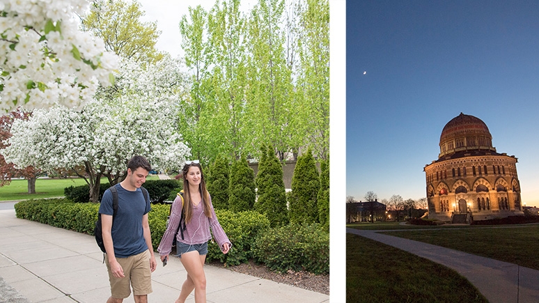 Views of Union's historic campus