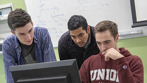 Discrete Systems with Professor Chandra Sekhar Pappu (center)