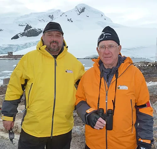 Mahlon "Chuck" Kennicutt '74 and&nbsp;Douglas Buddenhagen '56&nbsp;