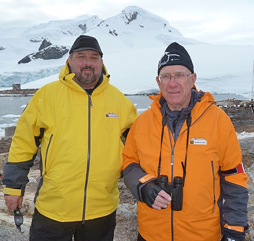 Mahlon "Chuck" Kennicutt '74 and Douglas Buddenhagen '56 