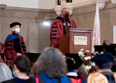 President David R. Harris at Founders Day 2022