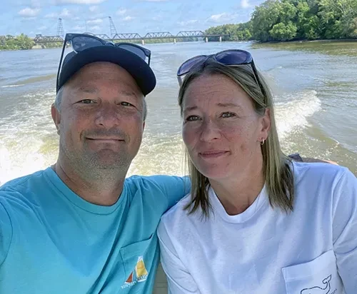 Jim Strohecker and his partner, Janine
