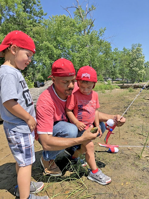 Matt Milless and sons fishing