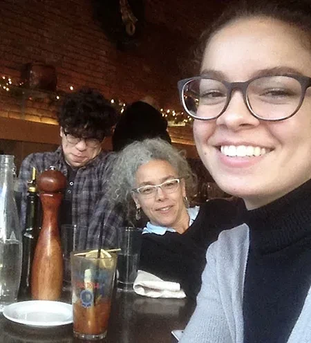 Robyn Reed with her children Henry and Emma.