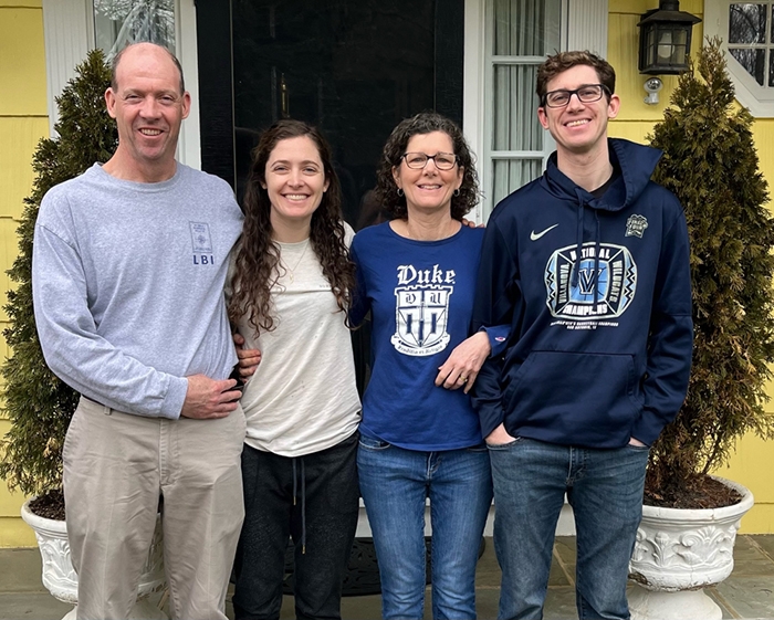 Janet Sweeney with her husband, Jim, and the couple's children, Robert and Karen.