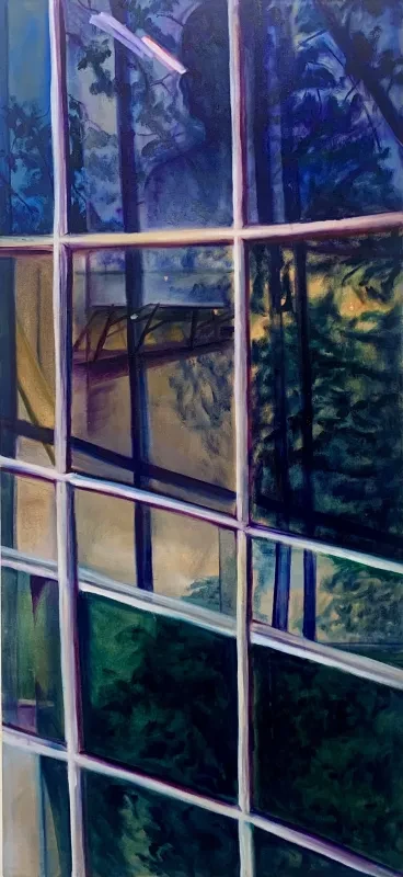Nocturne II, oil painting by Jessie Kirker