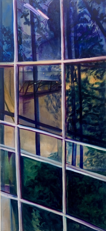 Nocturne II, oil painting by Jessie Kirker