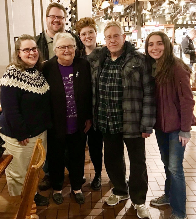 James Hedrick and family