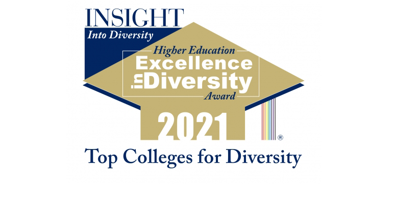 Logo that states that Union is a recepient of the Higher Education in Diversity Award 2021