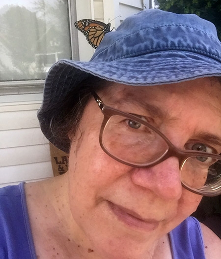 Kim Plofker, associate professor of mathematics, is the self-proclaimed “Crazy Caterpillar Lady” who raises butterflies.