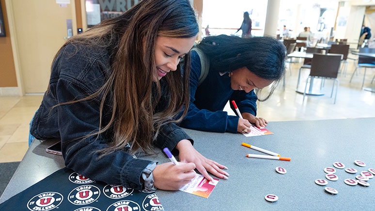 A view of some of the Challenge cards that are part of the Union College challenge