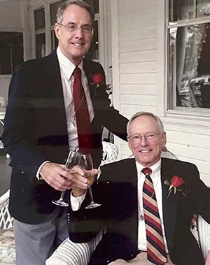 Robert Engelbach, left, and Don Thurston