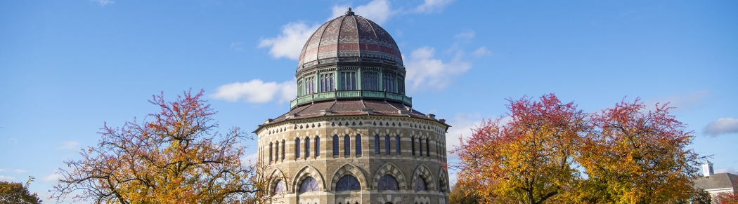 Nott Memorial on fall day