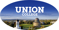 Aerial shot of campus with Union College 