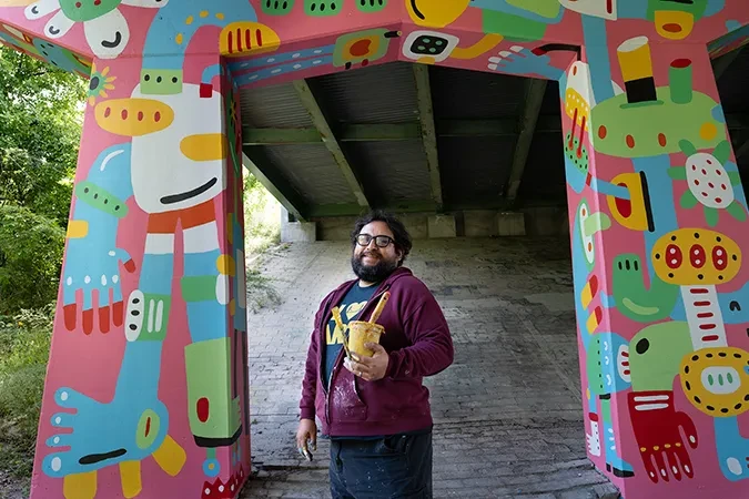 Fernando Orellana shows off "Cathedral"