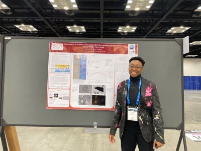 C’Lannye James ’25 at the ACS meeting