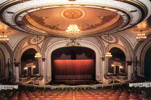 Proctors Theater interior showing the stage