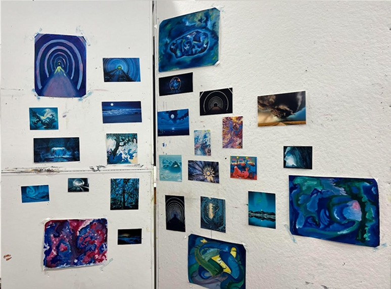 Student art on display