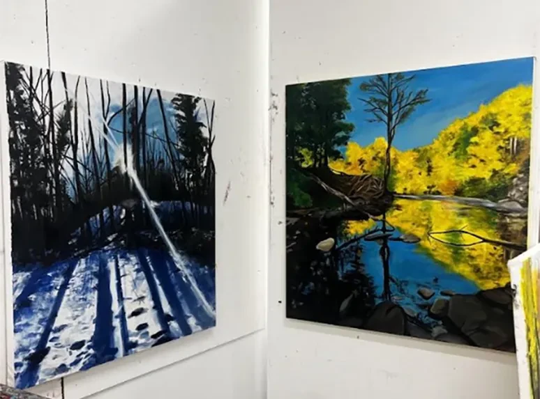 Student art on display