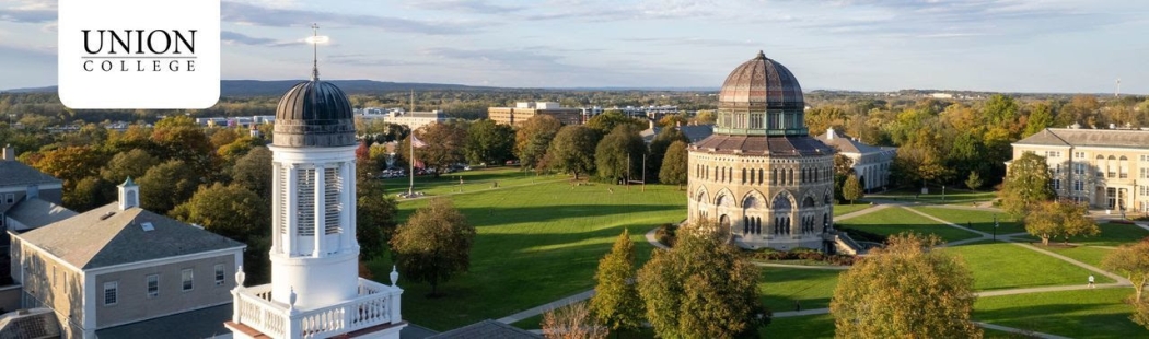 Aerial view of campus